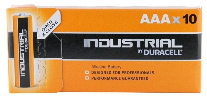 Duracell Industrial AAA Батарея (10шт/уп)