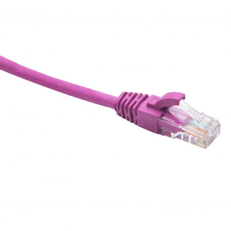 RJ45-RJ45 U/UTP Cat.5e LSZH нг(А)-HF (DR-181705), Патч-корд (коммутационный шнур) 0.5м, маджента