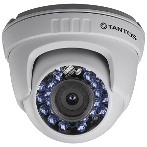 Tantos TSc  -  EB720pTVIf (2.8) 1Mp Видеокамера, TVI, антивандальная, 1/4&amp;amp;quot; Progressive scan CMOS Sensor, 1296x732, 0.01лк, ИК  -  подсветка до 20м, DC12V, 300мA, от   -  40°С до +60°С, IP66