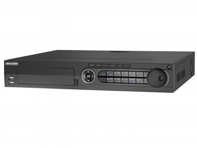 HikVision DS - 7316HQHI - SH 16 каналов видео и 16 аудио, 2 каналов IP (до 2Мп) по умолчанию, максимально 16 каналов IP, H.264. Вых.видео: CVBS (1 - ch), BNC (1.0 Vp - p, 75 ), HDMI / VGA вывод: 1920 1080,1280 1024, 1280 720, 1024 768. Ау