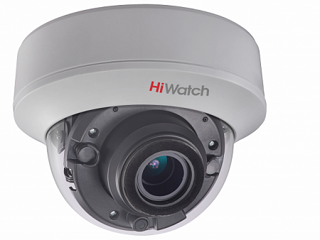 HiWatch DS-T507 (2.8-12) 5Mp внутренняя купольная HD-TVI камера с ИК-подсветкой до 40м