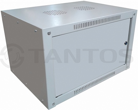 Tantos TSn  -  6U450W Настенный телекоммуникационные шкаф высотой 6U  для установки в него телекоммуникационного 19&amp;amp;quot; оборудования. Дверь металл. Размеры: В:368xШ:600xГ:450 мм