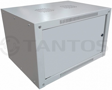 Tantos TSn  -  6U600W Настенный телекоммуникационные шкаф высотой 6U  для установки в него телекоммуникационного 19&amp;amp;quot; оборудования. Дверь металл. Размеры: В:368xШ:600xГ:600 мм