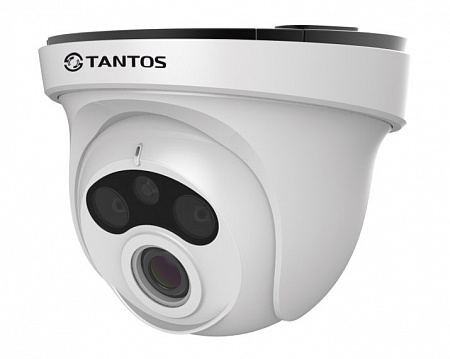 Tantos TSi  -  EB221F (3.6) 2Mp Купольная видеокамера, IP, уличная, антивандальная, 1/2.9&amp;amp;quot; CMOS сенсор, 0.01лк(цвет)/0.005лк(ч/б)/0лк(с ИК), встроенный микрофон, ИК  -  подсветка до 15м, от   -  40°С до +50°С, DC12V, PoE