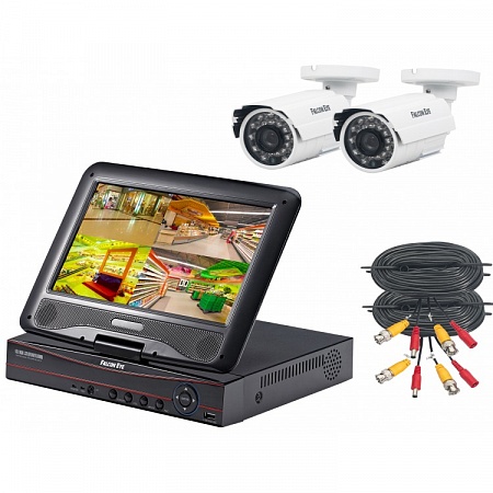 Falcon Eye FE  -  1104 COMBO KIT Light Комплект видеонаблюдения дисплей 10,1&amp;amp;quot; камеры 720P