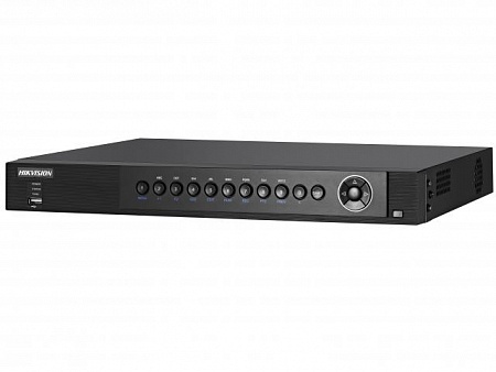 HikVision DS  -  7216HQHI  -  F2/N 16  -  ти канальный гибридный HD  -  TVI регистратор для аналоговых/ HD  -  TVI и AHD камер, + 2 IP  -  камеры@1080p; Видеовход: 16 каналов, BNC (поддерживает подключение через коаксиальный кабель); Аудиовход.: 16 канало