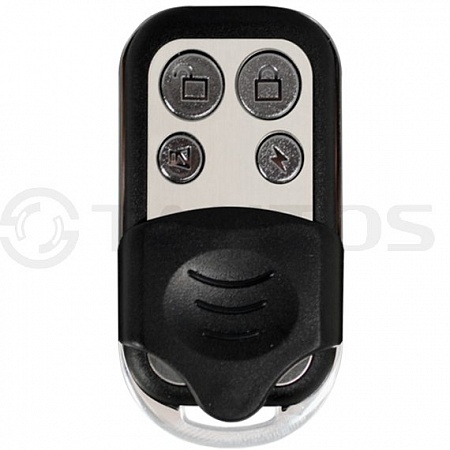 Tantos TS-RC204p Брелок 4-кнопочный с защитой от случайного нажатия. Металлические кнопки. Предназначен для осуществления постановок на охрану и снятий с охраны комплекта PROTEUS kit