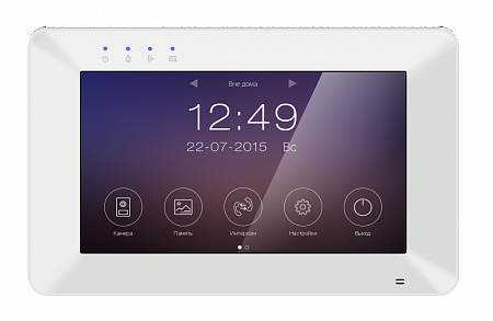 Tantos Rocky VIZIT (White) Монитор цветного видеодомофона, адаптирован к VIZIT