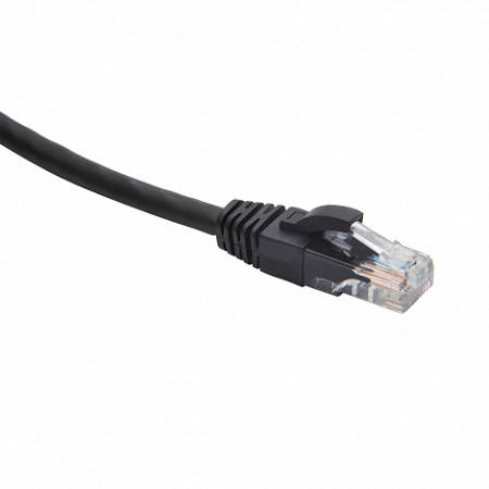 DATAREX RJ45-RJ45 U/UTP Cat.5e LSZH нг(А)-HF (DR-181917) Патч-корд (коммутационный шнур)  7м, черный