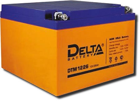 Аккумулятор DTM1226, 12В, 26А/ч