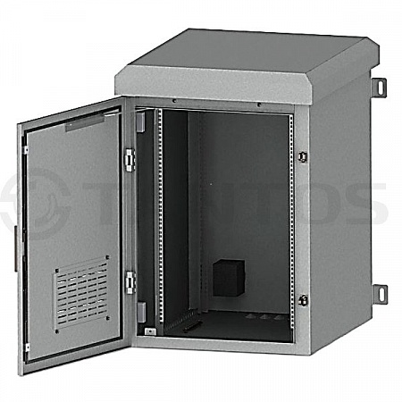 Tantos TSn  -  9U600W  -  VOH Шкаф уличный всепогодный климатический настенный 9U (600х600), передняя дверь вентилируемая,P54, IP65.