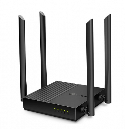 TP-Link Archer C64 (черный) Двухдиапазонный гигабитный Wi-Fi роутер AC1200 с поддержкой Mesh и MU‑MIMO