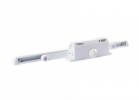 Доводчик ISPARUS 440 Slider (белый) (от 70 до 130 кг/1500мм) морозостойкий, от -45 °С до +60 °С, со скользящей тягой 