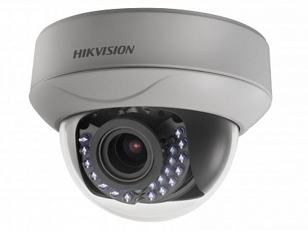 HikVision DS  -  2CE56D5T  -  VFIR Купольная TVI видеокамера с ИК  -  подсветкой и механическим ИК  -  фильтром, 2Мп CMOS
