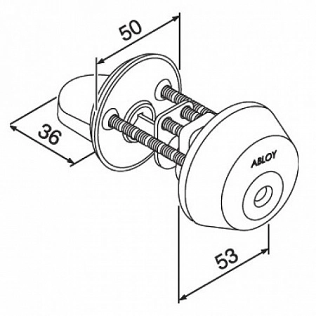 Abloy Abl CY029C/111008 ключ - ключ